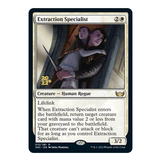 Extraction Specialist (PRE) #12 Rare (Foil Lightly Played) Prerelease Cards Magic: The Gathering: 2026