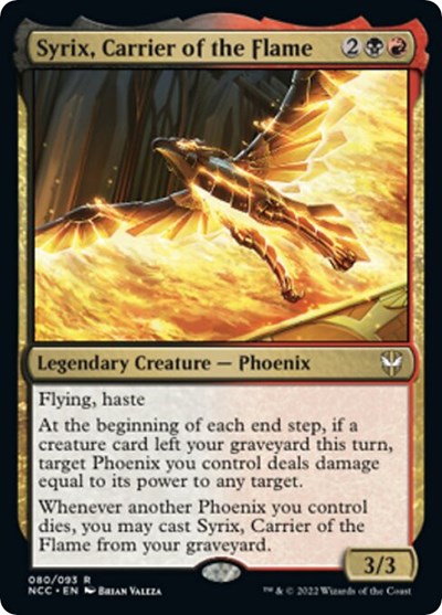 Syrix Carrier of the Flame (NCC) #80 Rare (Lightly Played) Commander: Streets of New Capenna Magic: The Gathering: 2022