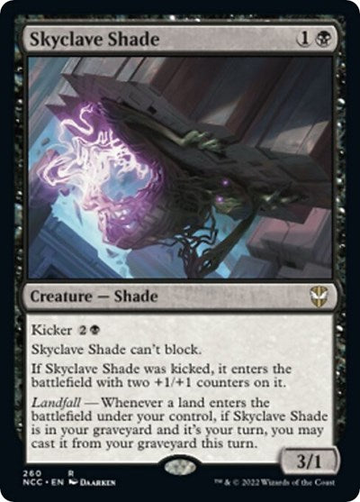 Skyclave Shade (NCC) #260 Rare (Lightly Played) Commander: Streets of New Capenna Magic: The Gathering: 2022