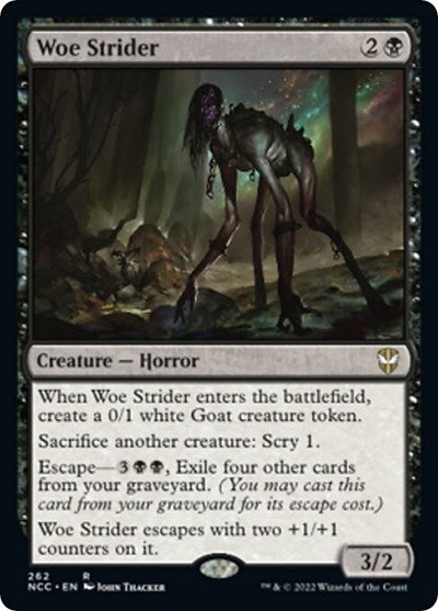 Woe Strider (NCC) #262 Rare (Lightly Played) Commander: Streets of New Capenna Magic: The Gathering: 2022