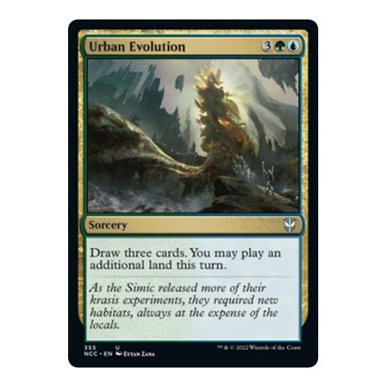 Urban Evolution (NCC) #355 Uncommon (Lightly Played) Commander: Streets of New Capenna Magic: The Gathering: 2022