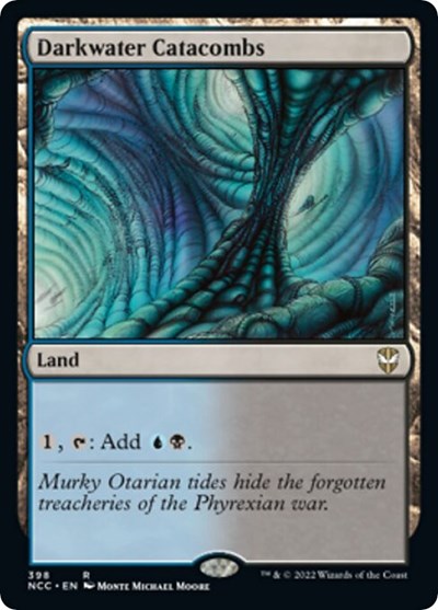 Darkwater Catacombs (NCC) #398 Rare (Lightly Played) Commander: Streets of New Capenna Magic: The Gathering: 2022