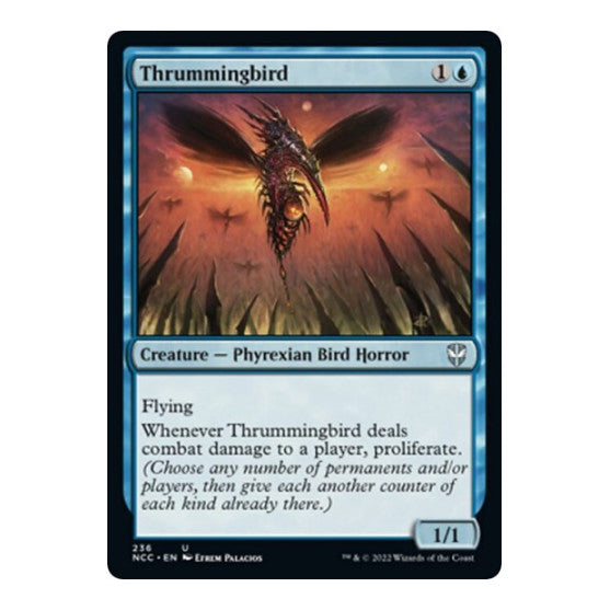 Thrummingbird (NCC) #236 Uncommon (Lightly Played) Commander: Streets of New Capenna Magic: The Gathering: 2022
