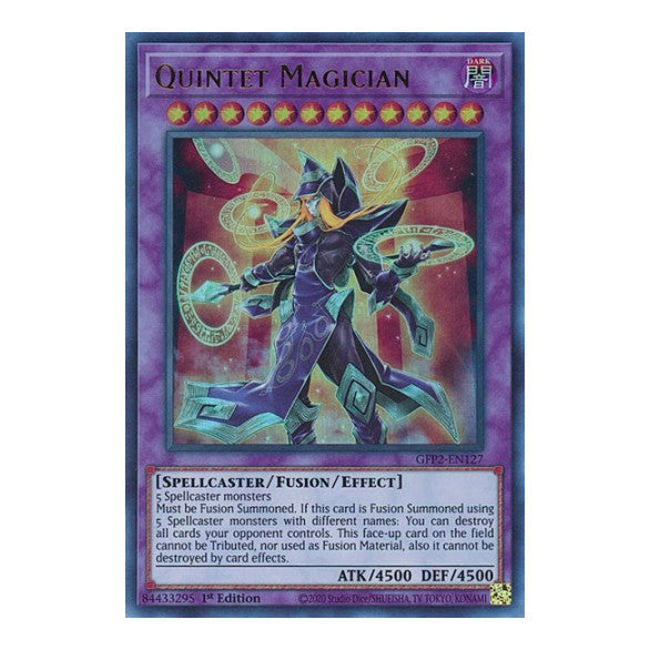 Quintet Magician (GFP2) #GFP2-EN127 Ultra Rare (1st Edition Near Mint) Ghosts From the Past: The 2nd Haunting YuGiOh: 2022