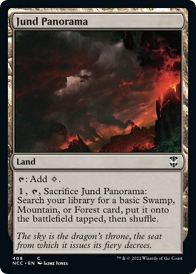 Jund Panorama (NCC) #408 Common (Lightly Played) Commander: Streets of New Capenna Magic: The Gathering: 2022