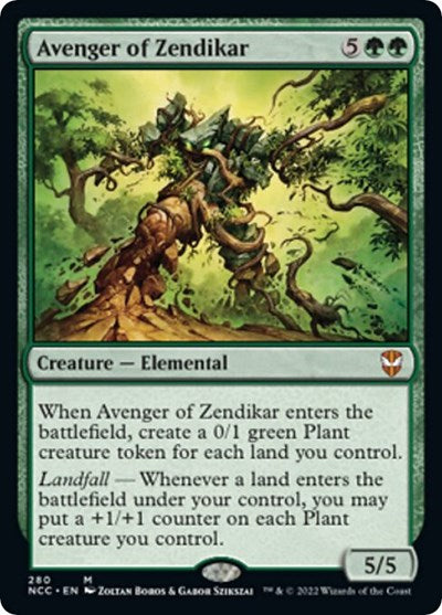 Avenger of Zendikar (NCC) #280 Mythic Rare (Lightly Played) Commander: Streets of New Capenna Magic: The Gathering: 2022
