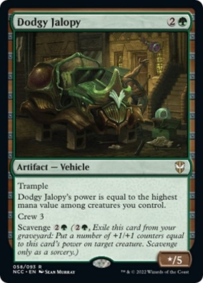 Dodgy Jalopy (NCC) #58 Rare (Lightly Played) Commander: Streets of New Capenna Magic: The Gathering: 2022