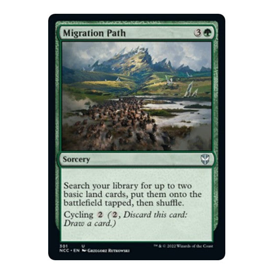 Migration Path (NCC) #301 Uncommon (Lightly Played) Commander: Streets of New Capenna Magic: The Gathering: 2022