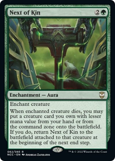 Next of Kin (NCC) #62 Rare (Lightly Played) Commander: Streets of New Capenna Magic: The Gathering: 2022