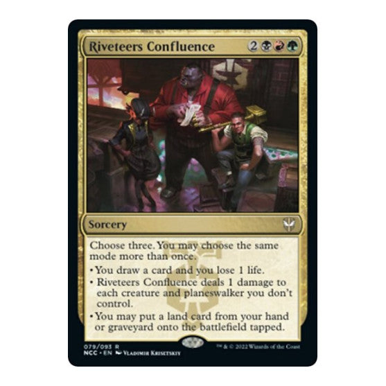 Riveteers Confluence (NCC) #79 Rare (Lightly Played) Commander: Streets of New Capenna Magic: The Gathering: 2022