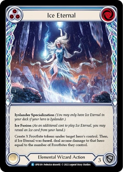 Ice Eternal (UPR) #UPR109 Rare (Lightly Played) Uprising Flesh and Blood TCG: 2022