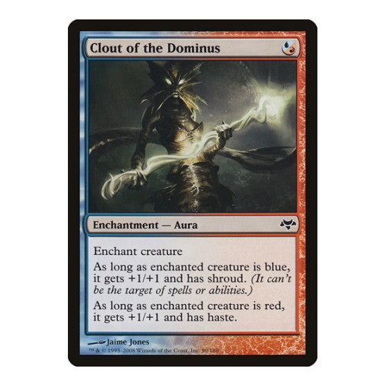 Clout of the Dominus (EVE) #99 Common (Lightly Played) Eventide Magic: The Gathering: 2008
