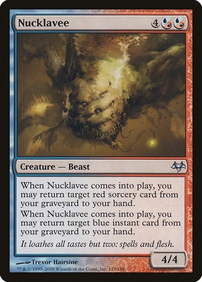 Nucklavee (EVE) #110 Uncommon (Moderately Played) Eventide Magic: The Gathering: 2008