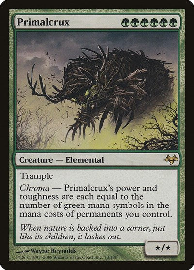 Primalcrux (EVE) #73 Rare Eventide Magic: The Gathering: 2008
