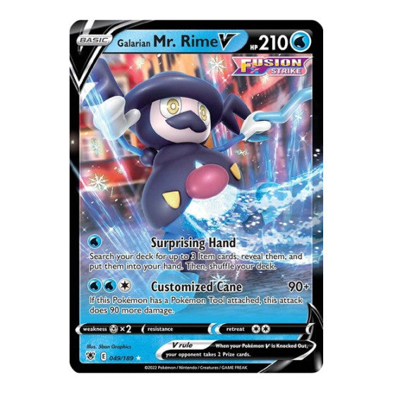 Galarian Mr. Rime V (SWSH10) #049/189 Ultra Rare (Holofoil Near Mint) SWSH10: Astral Radiance Pokemon: 2022