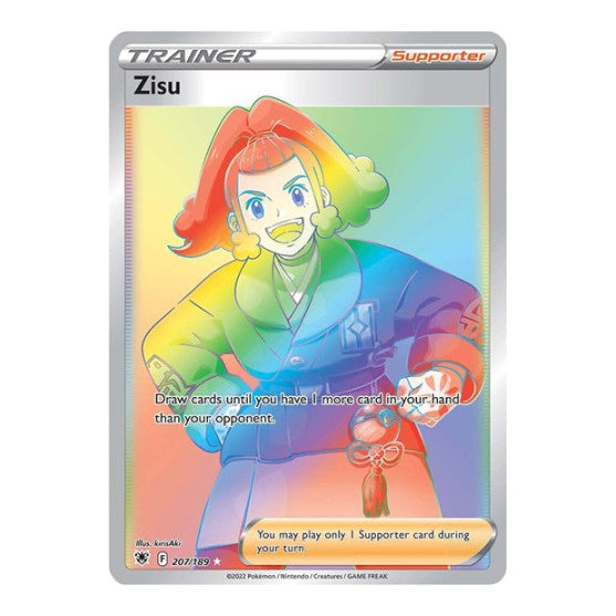 Zisu Secret (SWSH10) #207/189 Secret Rare (Holofoil Near Mint) SWSH10: Astral Radiance Pokemon: 2022