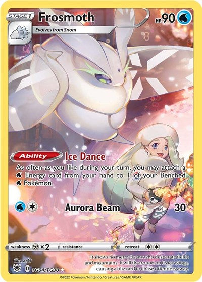 Frosmoth (SWSH10:TG) #TG04/TG30 Ultra Rare (Holofoil Near Mint) SWSH10: Astral Radiance Trainer Gallery Pokemon: 2022