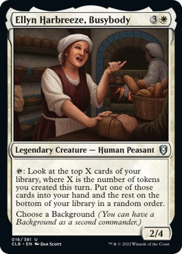 Ellyn Harbreeze Busybody (CLB) #16 Uncommon (Lightly Played) Commander Legends: Battle for Baldur's Gate Magic: The Gathering: 2022