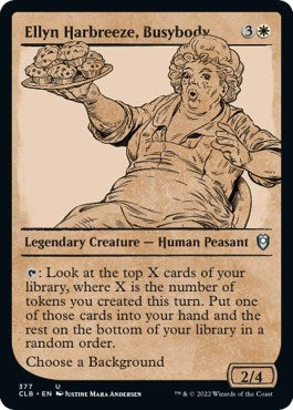 Ellyn Harbreeze Busybody Showcase (CLB) #377 Uncommon (Lightly Played) Commander Legends: Battle for Baldur's Gate Magic: The Gathering: 2022