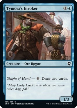 Tymoras Invoker (CLB) #101 Common (Lightly Played) Commander Legends: Battle for Baldur's Gate Magic: The Gathering: 2022
