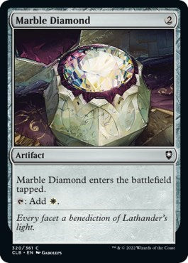 Marble Diamond (CLB) #320 Common (Lightly Played) Commander Legends: Battle for Baldur's Gate Magic: The Gathering: 2022