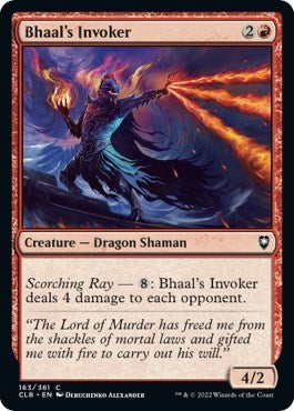 Bhaals Invoker (CLB) #163 Common Commander Legends: Battle for Baldur's Gate Magic: The Gathering: 2022
