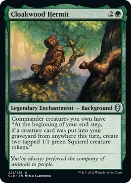 Cloakwood Hermit (CLB) #221 Uncommon (Lightly Played) Commander Legends: Battle for Baldur's Gate Magic: The Gathering: 2022