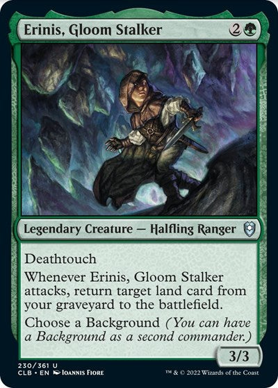 Erinis Gloom Stalker (CLB) #230 Uncommon (Lightly Played) Commander Legends: Battle for Baldur's Gate Magic: The Gathering: 2022