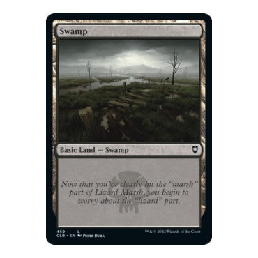 Swamp 459 (CLB) #459 Land (Foil Lightly Played) Commander Legends: Battle for Baldur's Gate Magic: The Gathering: 2022