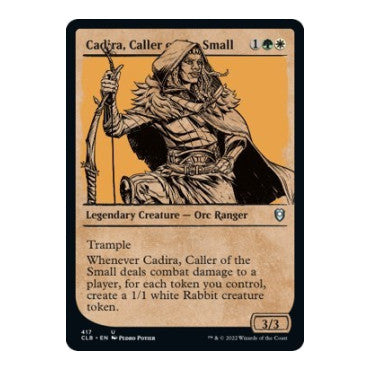 Cadira, Caller of the Small (Showcase) (CLB) #417 Uncommon Commander Legends: Battle for Baldur's Gate Magic: The Gathering: 2022