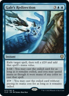 Gales Redirection (CLB) #73 Rare (Lightly Played) Commander Legends: Battle for Baldur's Gate Magic: The Gathering: 2022