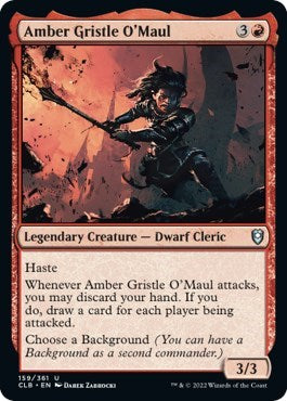 Amber Gristle OMaul (CLB) #159 Uncommon (Lightly Played) Commander Legends: Battle for Baldur's Gate Magic: The Gathering: 2022