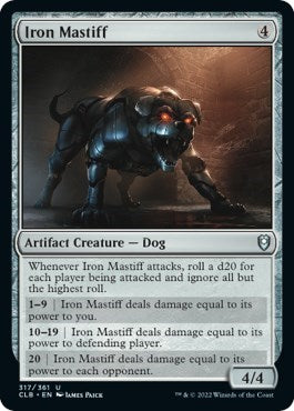 Iron Mastiff (CLB) #317 Uncommon (Lightly Played) Commander Legends: Battle for Baldur's Gate Magic: The Gathering: 2022