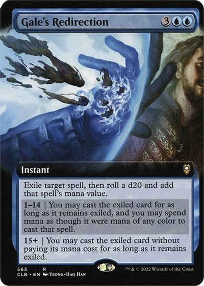 Gales Redirection Extended Art (CLB) #563 Rare (Lightly Played) Commander Legends: Battle for Baldur's Gate Magic: The Gathering: 2022