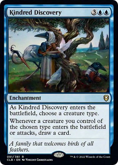 Kindred Discovery (CLB) #81 Rare (Near Mint) Commander Legends: Battle for Baldur's Gate Magic: The Gathering: 2022