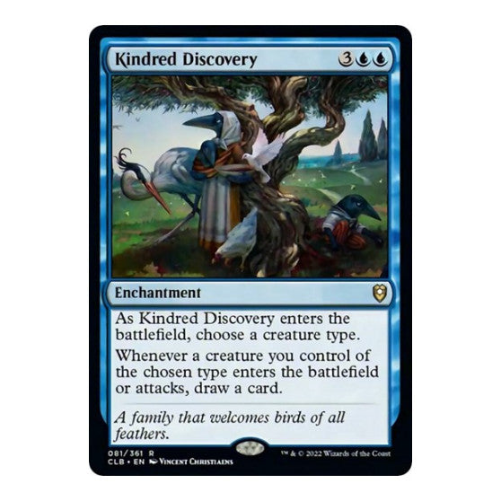 Kindred Discovery (CLB) #81 Rare (Near Mint) Commander Legends: Battle for Baldur's Gate Magic: The Gathering: 2022