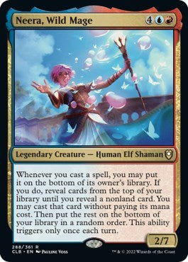Neera Wild Mage (CLB) #288 Rare (Lightly Played) Commander Legends: Battle for Baldur's Gate Magic: The Gathering: 2022