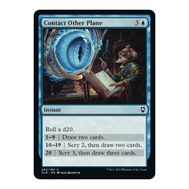 Contact Other Plane (CLB) #62 Common (Lightly Played) Commander Legends: Battle for Baldur's Gate Magic: The Gathering: 2022