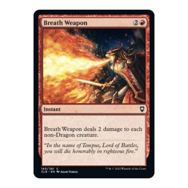 Breath Weapon (CLB) #165 Common Commander Legends: Battle for Baldur's Gate Magic: The Gathering: 2022