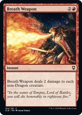 Breath Weapon (CLB) #165 Common (Lightly Played) Commander Legends: Battle for Baldur's Gate Magic: The Gathering: 2022