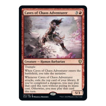 Caves of Chaos Adventurer (CLB) #167 Rare (Lightly Played) Commander Legends: Battle for Baldur's Gate Magic: The Gathering: 2022