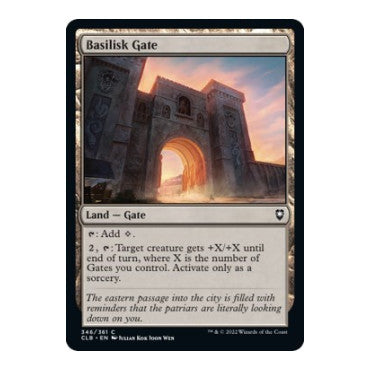 Basilisk Gate (CLB) #346 Common (Foil Lightly Played) Commander Legends: Battle for Baldur's Gate Magic: The Gathering: 2022