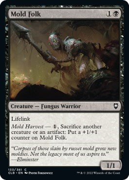 Mold Folk (CLB) #133 Common Commander Legends: Battle for Baldur's Gate Magic: The Gathering: 2022
