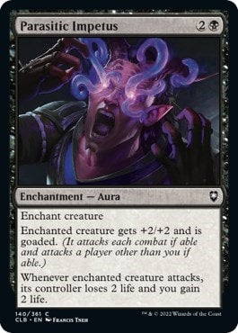 Parasitic Impetus (CLB) #140 Common Commander Legends: Battle for Baldur's Gate Magic: The Gathering: 2022