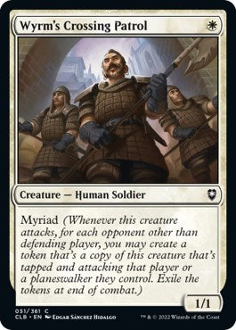 Wyrms Crossing Patrol (CLB) #51 Common (Near Mint) Commander Legends: Battle for Baldur's Gate Magic: The Gathering: 2022