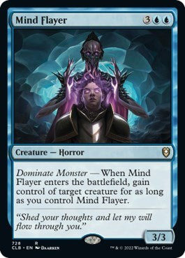 Mind Flayer (CLB) #728 Rare (Lightly Played) Commander Legends: Battle for Baldur's Gate Magic: The Gathering: 2022