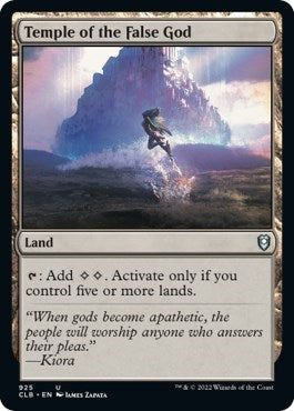 Temple of the False God (CLB) #925 Uncommon (Lightly Played) Commander Legends: Battle for Baldur's Gate Magic: The Gathering: 2022