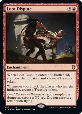Loot Dispute (CLB) #677 Rare (Lightly Played) Commander Legends: Battle for Baldur's Gate Magic: The Gathering: 2022