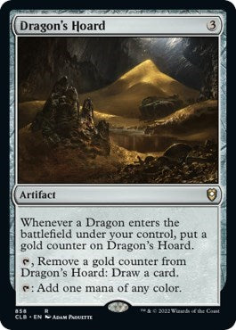 Dragons Hoard (CLB) #858 Rare (Lightly Played) Commander Legends: Battle for Baldur's Gate Magic: The Gathering: 2022