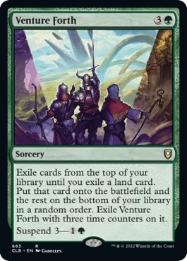 Venture Forth (CLB) #683 Rare (Lightly Played) Commander Legends: Battle for Baldur's Gate Magic: The Gathering: 2022